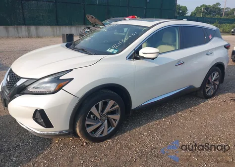 2021 Nissan Murano Sl Intelligent Awd из США, поврежденный, VIN 5N1AZ2CS3MC141096